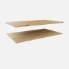 Akcesoria Do Szaf|ADBOX 2 półki do szafy 100 cm dąb artisan