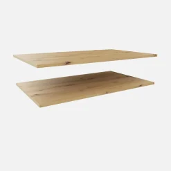 Akcesoria Do Szaf|ADBOX 2 półki do szafy 100 cm dąb artisan