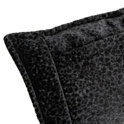 Werdomo 2 poduszki welurowe szare w cętki LEA 35x55 cm