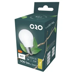 LED-POL Żarówka LED E27 5W barwa ciepła ORO-E27-G45-TOTO-5W-WW