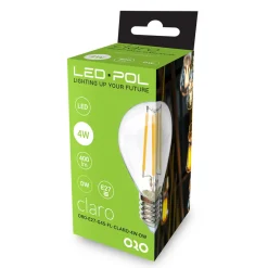 Żarówki Klasyczne|LED-POL Żarówka LED E27 4W barwa neutralna ORO-E27-G45-FL-CLARO-4W