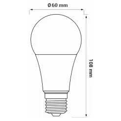 Żarówki Klasyczne|LED-POL Żarówka LED E27 8,5W barwa zimna ORO-ATOS-E27-A60-8,5W-CW