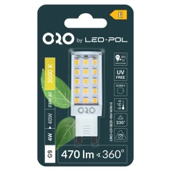 Żarówki Klasyczne|LED-POL Żarówka LED G9 4W barwa ciepła ORO-G9-SEDI-4W-WW-II