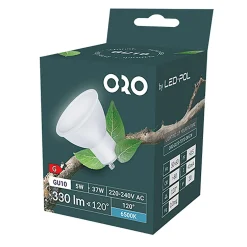 Żarówki Klasyczne|LED-POL Żarówka LED GU10 5W barwa zimna ORO-GU10-TOTO-5W-CW