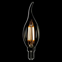 LED-POL Żarówka ozdobna LED E14 4W barwa neutralna ORO-E14-C35-FL-CLARO-FLAMI-4W