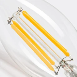 LED-POL Żarówka ozdobna LED E14 4W barwa neutralna ORO-E14-C35-FL-CLARO-FLAMI-4W