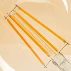 Żarówki Ozdobne|LED-POL Żarówka ozdobna LED E27 6W barwa ciepła ORO-E27-G80-FL-AMBER-6W-DIMM