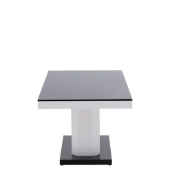 Ława LIMENA MINI połysk czarna / biała