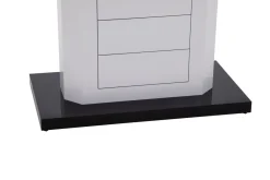 Ława LIMENA MINI połysk czarna / biała