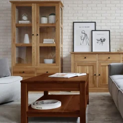 inny Ława lite drewno STELLA dąb koniakowy