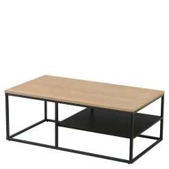 Stoliki Kawowe| Ława loftowa z półką VIVANO