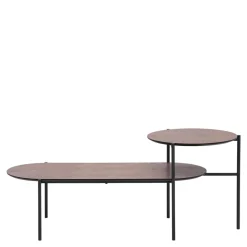 Ława owalna z 2 blatami EXFURNI