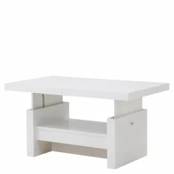 Ławostoły|Stoliki Kawowe| Ława rozkładana AVERSA biała