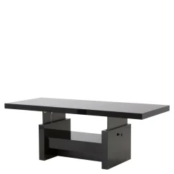 Ławostoły|Stoliki Kawowe| Ława rozkładana AVERSA czarna