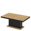 Ławostoły|Stoliki Kawowe| Ława rozkładana MATERA LUX dąb słoneczny / czarna