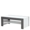 Stoliki Kawowe| Ława SIMPLE połysk biała / grafit