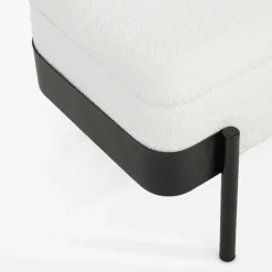 Ławki|inny Ława tapicerowana biała INIDEX