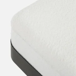 Ławki|inny Ława tapicerowana biała INIDEX