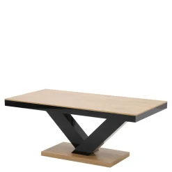 Ława VICTORIA MINI czarna / dąb słoneczny