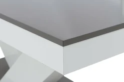 Stoliki Kawowe| Ława VICTORIA MINI połysk biała / szara