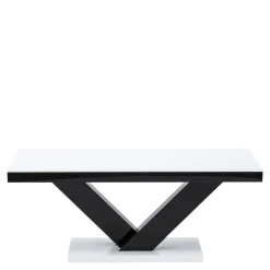 Ława VICTORIA MINI połysk czarna / biała