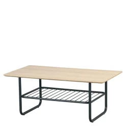 Ława z metalową półką DRICE