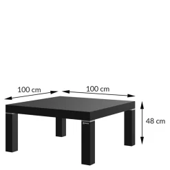 Stoliki Kawowe| Ława z połyskiem CAPPUCINO 100 cm