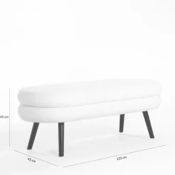 Ławki|inny Ławka boucle beżowa TINSELO