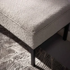 inny Ławka tapicerowana jasnoszara IZORVE