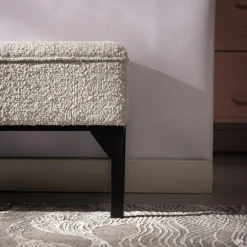 inny Ławka tapicerowana jasnoszara IZORVE