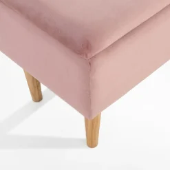 Ławki| Ławka ze schowkiem różowa KAVENTO