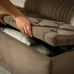 inny Ławka ze schowkiem welurowa KARING