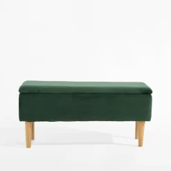 Ławki| Ławka ze schowkiem zielony KAVENTO