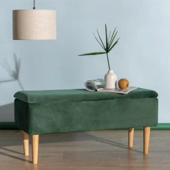 Ławki| Ławka ze schowkiem zielony KAVENTO