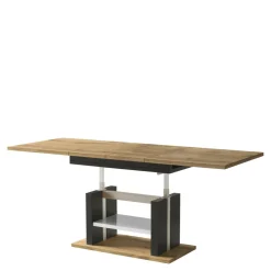 Ławostół dąb wotan z białą półką DIOR