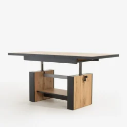 Ławostoły|Stoliki Kawowe|inny Ławostół OPAL II DUO KOLOR dąb wotan/czarny