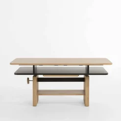 Ławostoły|Stoliki Kawowe|inny Ławostół TARIUS dąb artisan/czarny blat