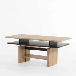 Ławostoły|Stoliki Kawowe|inny Ławostół TARIUS dąb artisan/czarny blat