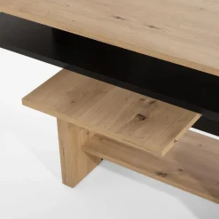 Ławostoły|Stoliki Kawowe|inny Ławostół TARIUS dąb artisan/czarny blat