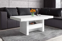 Ławostół z szufladą AVERSA LUX MAT biały