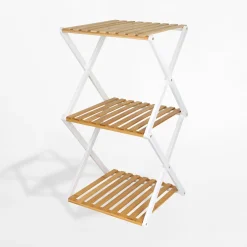 inny Bambusowa półka rozkładana 37,5x33x67 cm