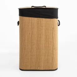 inny Bambusowy kosz do przechowywania czarny