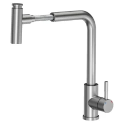 Bateria kuchenna szczotkowana stal QUADRON CORNERA