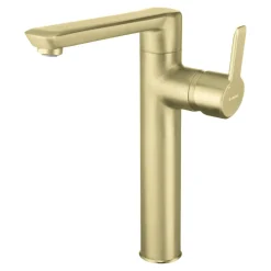 Umywalki I Baterie|Umywalki I Baterie|Deante Bateria umywalkowa wysoka BQA R20K złoto szczotkowane ARNIKA