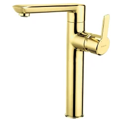 Deante Bateria umywalkowa wysoka BQA Z20K złota połysk ARNIKA