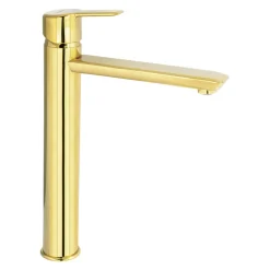 Umywalki I Baterie|Umywalki I Baterie|Deante Bateria umywalkowa wysoka BQA Z20N złoty połysk ARNIKA