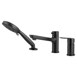 Umywalki I Baterie|Umywalki I Baterie|Deante Bateria wannowa 3-otworowa nero ARNIKA