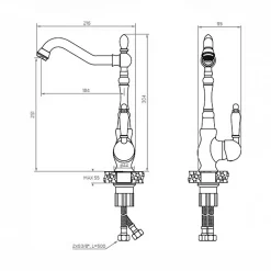 Baterie|inny Bateria zlewozmywakowa LAVEO SPES BAE_765D nero