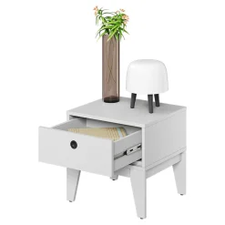 Dzieci LENART Biała szafka nocna dla nastolatka FEMII