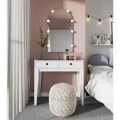 Toaletki I Konsole|LENART Biała toaletka dla nastolatki FEMII